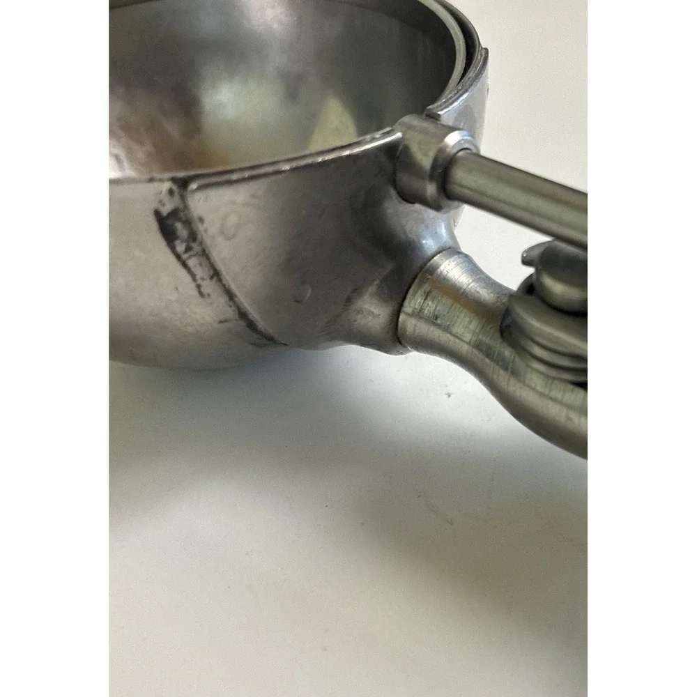 Shore Craft Ice Cream Scoop Batter Stainless Steel Bakelite 2 2/3oz  #12 Vintage